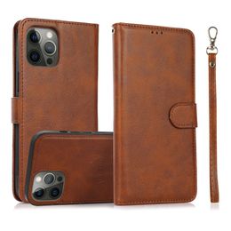 Flip Wallet Cases PU Leather Cover With Card Slots For iPhone 13 12 11 Pro Max XSMax Case XR X 8 7 6 6s Plus 5 5S SE Phone Coque