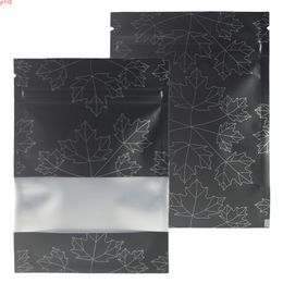 Eco Reusable Plastic Ziplock Bags Metallic Foil Mylar Storage Clear Window Flat Pouches Household Packing With Patterngoods