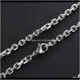 Pendant Necklaces & Jewelry Drop Delivery 2021 Pendants Stainless Necklace Fashion Mens High Bridge Accessories Titanium Steel Chain Pgg0110