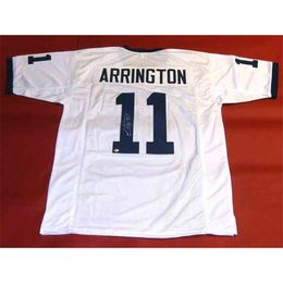 Mitch Custom Football Jersey Men Youth Women Vintage 11 LAVAR ARRINGTON PENN STATE UNIVERSITY Rare High School Size S-6XL or any name and number jerseys