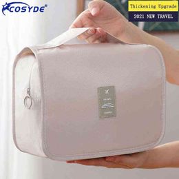 Nxy Cosmetic Bags Men New Makeup Portable Travel Vanity Organiser Necessarie Feminina Bolsa Cosmetics Storage Toilet for Women 220303