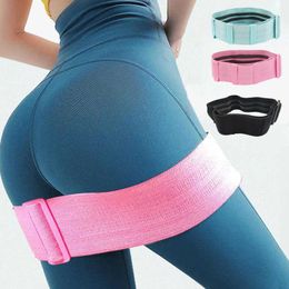 Unisex Booty Band Hip Circle Resistance Loop Adjustable Fabric Thighs Elastic Fitness Exercise Workout Pilates Yoga Equipment H1026