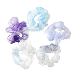 Solid Large Intestine Hair Ties Ponytail Holder Summer Women Scrunchies Elastic Hair Bands For Girls Hair Accessories