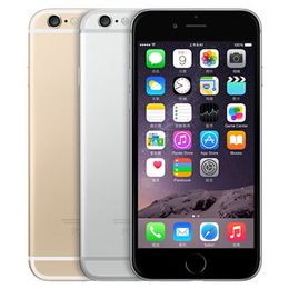 iphone smart phones Canada - Refurbished Original Apple iPhone 6 With Fingerprint 4.7 inch A8 Chipset 1GB RAM 16 64 128GB ROM IOS 8.0MP Unlocked LTE 4G Smart Phone Wholesale Free DHL 30pcs