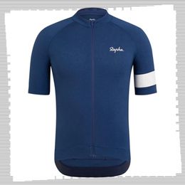 Pro Team rapha Cycling Jersey Mens Summer quick dry Sports Uniform Mountain Bike Shirts Road Bicycle Tops Racing Clothing Outdoor Sportswear Y21041332