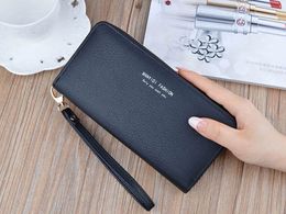 Women's Long Zipper Wallet Fashion High Quality Clutch Casual Large Capacity Card Holder Handbag