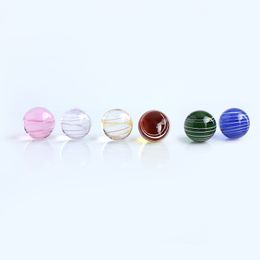 Smoking Accessories Dihcro Beads Colourful Balls & Terp Screw Set 20mm 14mm 22mm Glass Pearls Suit For Slurper Quartz Banger