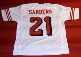 Custom Football Jersey Men Youth Women Vintage DEION SANDERS CUSTOM 75th Rare High School Size S-6XL or any name and number jerseys