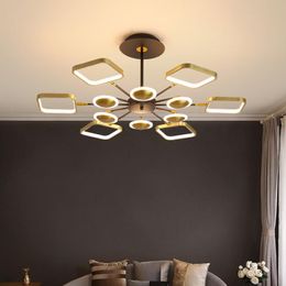 Modern Living Room Decoration Crystal Chandeliers Ceiling Ventilador De Techo AC85-265V Light Fans Lights