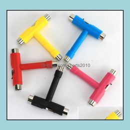 Other Hand Home & Garden50Pcs Tool Skateboard Longboard Kick Scooter Mini T Wrench Spann All-In-One Skate Tools Drop Delivery 2021 Bggiz