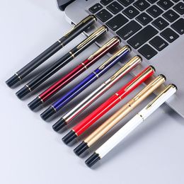 Classic Business Metal Signature Pen Student Teacher Writing Gift School Office Advertising Ballpoint Pens