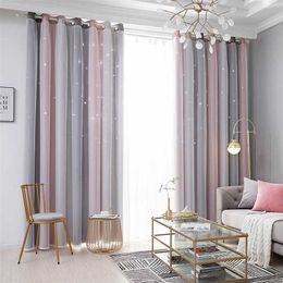 Three-Layer Curtains For Living Room Tulle On The Window Curtain For Bedroom Modern Home Decoration Quality Interior For Home 211203