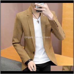 Blazers Mens Fashion Fund Of Autumn Outfit Suits Young Pure Colour Cultivate Ones Morality Leisure Suit1 Zqste 57Dx6