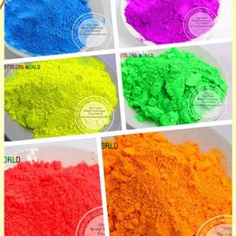 TCT-123 6 Colours Fluorescent Neon Pigment Powder For Polish&Painting&Printing Nail Art Decoration