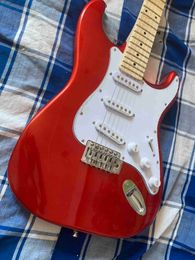 stratocaste-r custom body 6 string Red Electric Guitar in stock