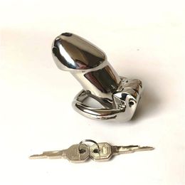 Chastity Devices Male Chastity Stainless Steel Anti Off Version Paragraph Ball Stretcher Sex Ring for Men