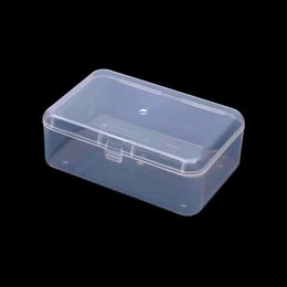 1 Pc Selling Transparent Plastic Storage Box Clear Square Multipurpose Display Case Jewellery Boxes