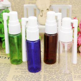 20ML Multicolor Plastic Nasal Spray Bottles Pump Mist Nose Refillable For Medical Packaging LX1329good qty