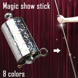 halloween wands Canada - Party Favor 1Pc Metal Pocket Stick Portable Martial Art Performance Wand Extension Pole Stage Show Trick Halloween Decor