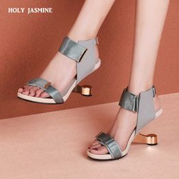 Women Open The Toe Cut Out Strange High Heel Gladiator Sandals Fashion Sexy Shoes for Women Sandals Strange Style Shoes Q0623