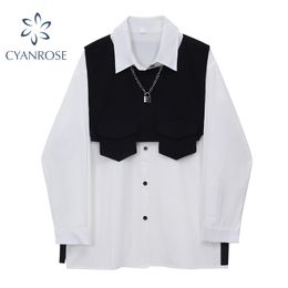 Women Blouses Shirts New Spring Autumn Long Sleeve Fashion Streetwear Korean Style Single Breasted Female Blouses Top 210417