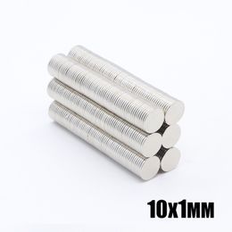 Wholesale - In Stock 100pcs Strong Round NdFeB Magnets Dia 10x1mm N35 Rare Earth Neodymium Permanent Craft/DIY Magnet