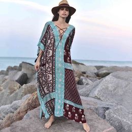 Beach Dress Cotton Sexy Cover-Up Bikini Swimwear Holiday gown bikini sun proof shirt women beach wear dress Q1219 210420