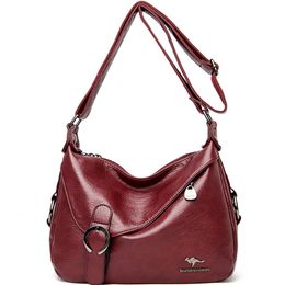 Women Large Capacity Hand Designer Leather High Quality Crossbody Shoulder Bags