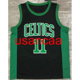 All embroidery 5 styles 11# IRVING 2021 black basketball jersey Customise men's women youth Vest add any number name XS-5XL 6XL Vest