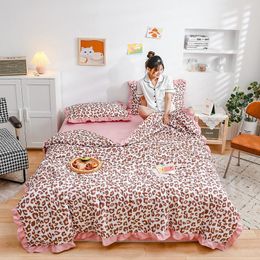 Summer Quilt Four Pieces Of Korean Lace Version Cool Air Conditioning Single Double Spring And Autumn Machine Comforters & Sets