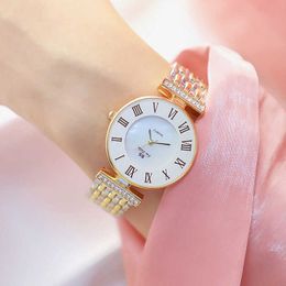 Bs Bee Sister Ultra Thin Watch Women Luxury Brand Roman Numeral Simple Gold Ladies Wrist Watch For Women Montre Femme 210527