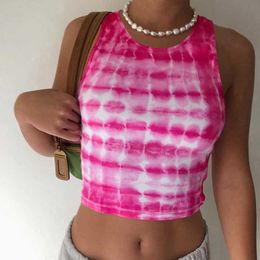 Harajuku Cute Print Crop Tank Top Y2K Aesthetics Sleeveless Knit Shirts Sexy Club Goth Punk Vest Streetwear 2020 Women Clothes Y0622