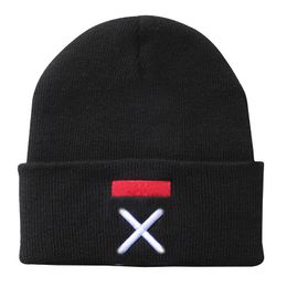 Men's and women's fashion hat off embroidery knit-hat warm pullover hip hop hats White wool cold cap