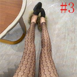 Designer Socks & Hosiery Full Letters Womens Stockings Pantyhose Designer Socks Leggings Charm Ladies Mesh Stocking For Nightclub Party L9ZL