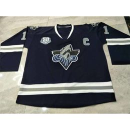 VinMen Vintage CHL Rimouski Oceanic 11 Alexis Lafreniere Frederik Gauthier With 50th Anniversary Patch Hockey Jersey custom any name or number
