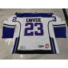 3740Custom Men Youth women Vintage Custom ECHL Reading Royalss 23 Marc Cavosie Home Hockey Jersey Size S-5XL or custom any name or number