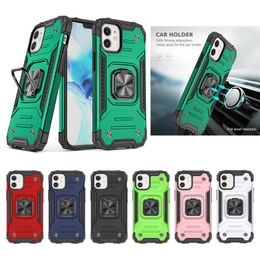 Anti-fall 360° Finger Ring Phone Case Back Cover Cases shockproof kickstand ring Duty Rugged For Iphone15 14 13 12 11 X XR Pro Max 8 Samsung S23Ultra S22plus Redmi NOTE11S