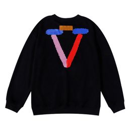 Men's 21ss Cotton Casual Fashion Designer Sweatshirt Rainbow Colour Letter Print Ladies Pullover Hooded Sweater