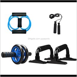 Rollers Abdominal Wheel Ab Roller 5In1 Core Muscle Exercise Fitness Equipment For Home Gym Workout With Pushup Bar Jump Rope Sxxg8 R94C1