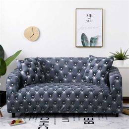 1/2/3/4 Seater Geometric Sofa Cover Elastic Stretch Modern Chair Couch s for Living Room Furniture Protector 1PC 211116