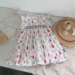 Summer Arrival Girls Fashion Carrot Dress Kids Cotton Dresses Girl Clothes 210528