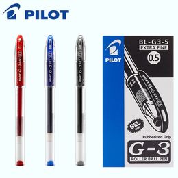 12 pcs/lot Gel Pen 0.5MM Japan Pilot BL-G3-5 signature pen office and school Rollerball pen wholesale 210330