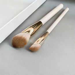 Liquid Touch Foundation & Concealer Makeup Brush - Unique Fingertips Shape Soft Bristles Perfect Sculpt Highlight Cosmetics Brushes Tools