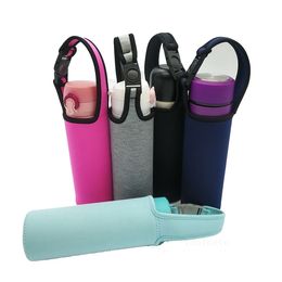 420-550ml Drinkware Handle Strap Water Bottle Protective Insulation Cup Cover 5color T2I52857