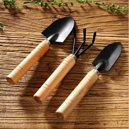 Home & Garden3 Pcs/Set Creative Gardening Three Piece Mini Garden Tools Small Shovel Rake Spade Potted Plant Flowers Drop Delivery 2021 Gxsh