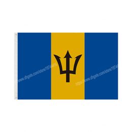 Barbados Flags National Polyester Banner Flying 90 x 150cm 3 * 5ft Flag All Over The World Worldwide Outdoor can be Customized