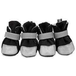 lb shoes UK - Dog Apparel 4pcs Pet Dogs Puppy Shoes Waterproof Anti-slip Breathable Gifts For Spring Summer LB