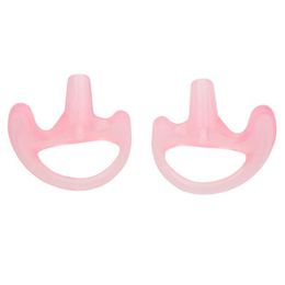 Pair Radio Ear Mould Silicone Earmold Earbud For Walkie Talkie Air Acoustic Coil Tube Earpiece Headphone Accessories Tactical