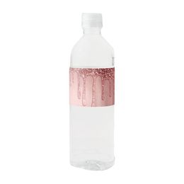 Other Event & Party Supplies Custom Dripping In Rose Gold Glitter Pretty Pink Drips Water Bottle Label Wedding Wrappers