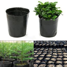 100pcs Plant Nursery Pots Garden Growing Pot Home Planter Flower Seedlings Sowing Planters &